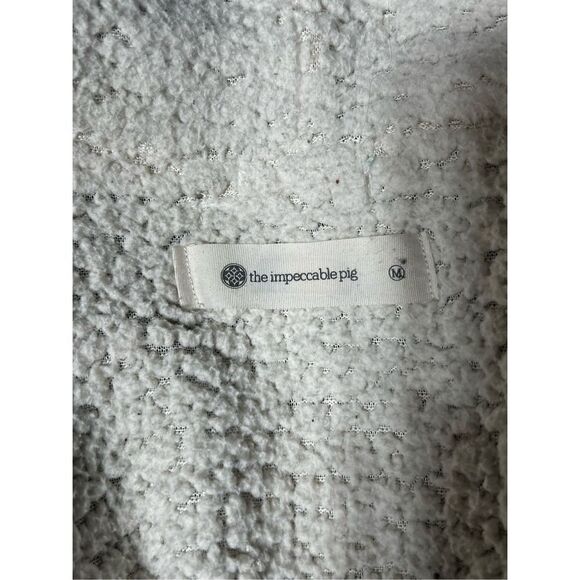 The Impeccable Pig Long Sleeve Plaid Flannel Sherpa Size Medium - Picture 4 of 4